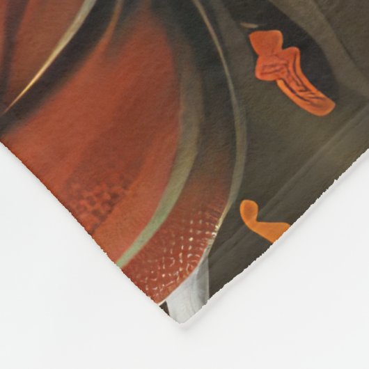 Couverture Polaire Springer Spaniel Halloween Éffrayant (Coin)