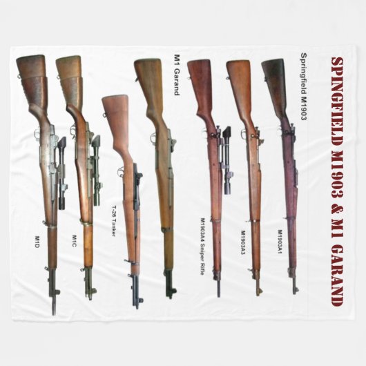 COUVERTURE POLAIRE SPRINGFIELD M1903 & M1 GARAND (Devant (Horizontal))