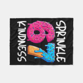 Couverture Polaire Sprinkle Kindness Family Matching Doughnut Ice-cre (Devant (Horizontal))