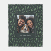 Couverture Polaire Spruce de Noël Galerie photo Motif Personnalisé (Devant)