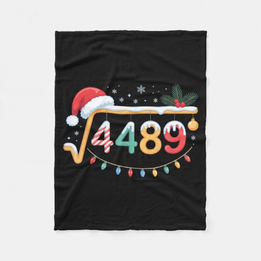 Couverture Polaire Square Root 4489 Funny 67 Meme Math Teacher 6 7 Ch (Devant)