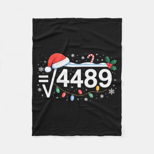 Couverture Polaire Square Root 4489 Funny 67 Meme Math Teacher 6 7 Ch (Devant)