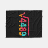 Couverture Polaire Square Root 4489 Slang Math Teacher Six Seven 6 7 (Devant (Horizontal))