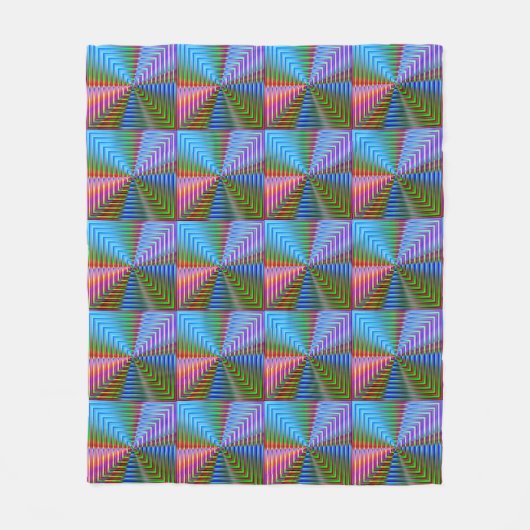 Couverture Polaire Squares (Devant)