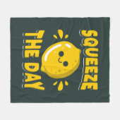 Couverture Polaire Squeeze Day Small Business Owner Motivation (Devant (Horizontal))