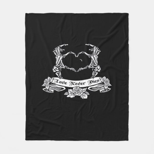 Couverture Polaire Squelette Conception manuelle (Devant)