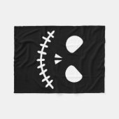 Couverture Polaire Squelette Halloween (Devant (Horizontal))