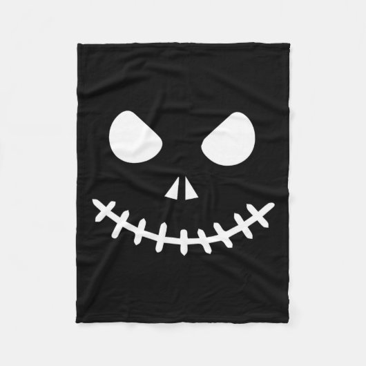 Couverture Polaire Squelette Halloween (Devant)