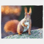 COUVERTURE POLAIRE SQUIRREL ROUGE (Devant (Horizontal))