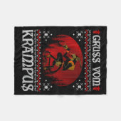 Couverture Polaire Ss Vom Krampus Christmas Evil Xmas Horror Ugly Swe (Devant (Horizontal))