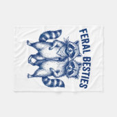 Couverture Polaire Ssum Feral Ies Matching Friend Twinning Funny Bff  (Devant (Horizontal))