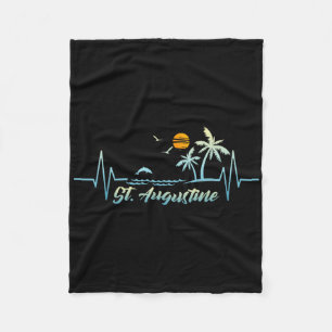 Couverture Polaire St Augustine Florida Souvenir Printemps Break St. 
