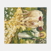 Couverture Polaire St. Brigid & The White Cow (Imbolc) (Devant (Horizontal))