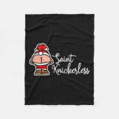 Couverture Polaire St. Knickerless Funny Mooning Santa Claus Christma (Devant)