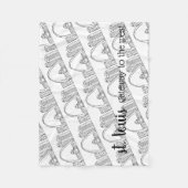 Couverture Polaire St. Louis Skyline (Devant)