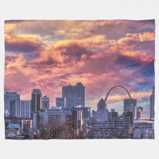 Couverture Polaire St. Louis Sunrise (Devant (Horizontal))
