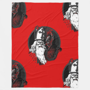 Couverture Polaire st nick krampus