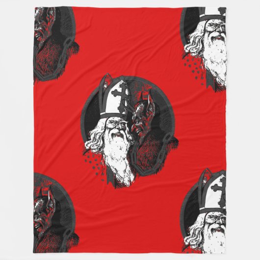 Couverture Polaire st nick krampus (Devant)