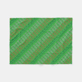 Couverture Polaire St. Patrick Irlande Irlande St. Paddy Typographie (Devant (Horizontal))