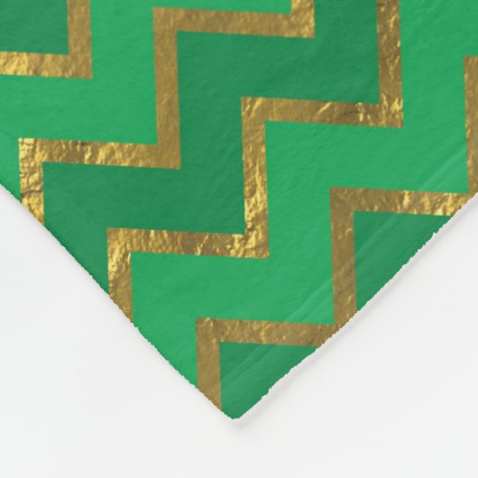 Couverture Polaire St. Patrick's Day Chevron Fleece Blanket (Coin)