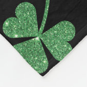Couverture Polaire St. Patrick's Day Green Vine Shamrock Irish Party (Coin)