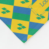 Couverture Polaire ST VINCENT Écriture chrétienne COVERS D'AMOUR (Coin)