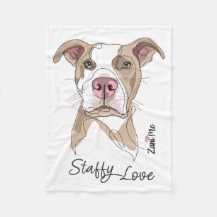 Couverture Polaire Staffy Love - Zani Mo Protection
