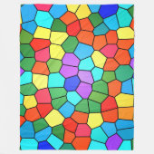 Couverture Polaire Stained Glass (Devant)