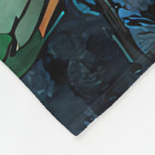 Couverture Polaire Stained Glass Little Fairy With Dragonfly (Coin)