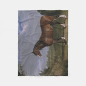 Couverture Polaire Stallion de Clydesdale (Thoroughbred Horse) (Anima (Devant)