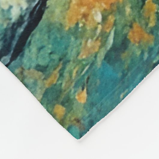 Couverture Polaire Stallion noir galopant (Coin)