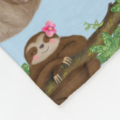 Couverture Polaire Stanley Sloth & amis douillette polaire bleue (Coin)