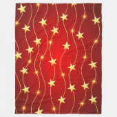 Couverture Polaire Star Adored Ruby Motif rouge (Devant)