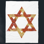 Couverture Polaire star de la pizza de david blanket<br><div class="desc">"star de la pizza de david ",  inter-foi,  "inter-foi""star de david""joyeuse hanoukka""chanoukah juif"Hanoukka,  channukah,  chanoukah,  chanoukkah,  hannuka</div>