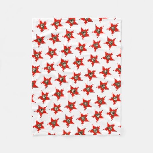 Couverture Polaire Star Emoji Poo (Devant)