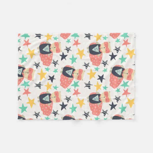 Couverture Polaire Star Super Hero (Devant (Horizontal))