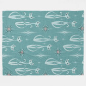 Couverture Polaire Starburgh Diamond Cats on Blue (Devant (Horizontal))