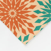 Couverture Polaire Starburt génial Teal et conception orange (Coin)