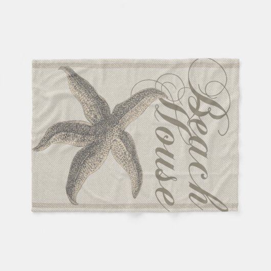 Couverture Polaire Starfish Beach House Plage Côté Côte (Devant (Horizontal))