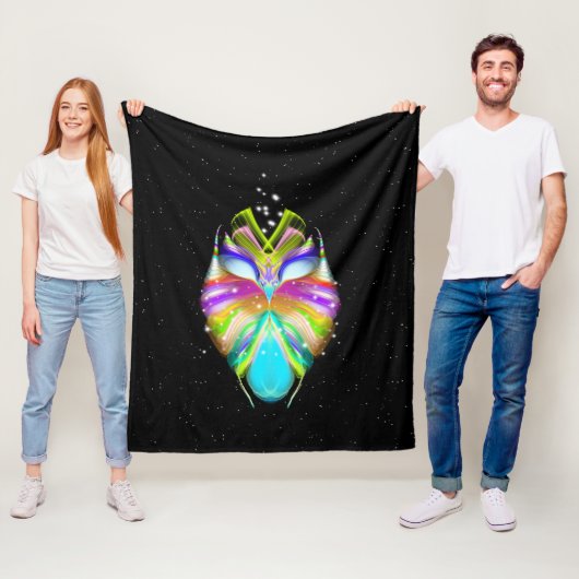 Couverture Polaire Starlight Oracle Owl (En situation)