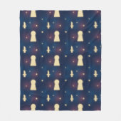 Couverture polaire Starry Night Knife Motif (Devant)