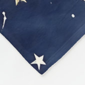 Couverture Polaire Starry Night Moon Constellations Pattern (Coin)