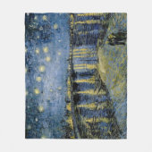 Couverture Polaire Starry Night Vincent van Gogh (Devant)