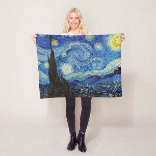 Couverture Polaire Starry Night, Vincent van Gogh