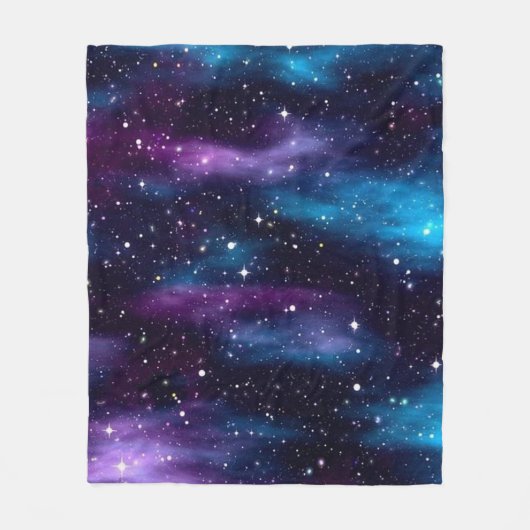 Couverture Polaire Starry Sky Galaxy (Devant)