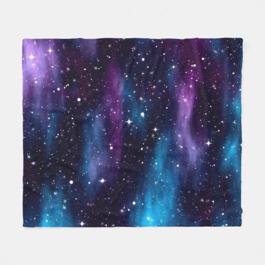 Couverture Polaire Starry Sky Galaxy (Devant (Horizontal))
