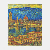 Couverture Polaire Starry Starry Night Florence Italie (Devant)