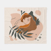 Couverture Polaire Stars Boho Woman (Devant (Horizontal))