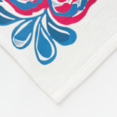 Couverture Polaire Stars Stripes Human Rights 4th Of July Floral Amer (Coin)