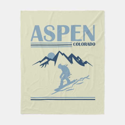 Couverture Polaire Station de ski d'Aspen Colorado (Devant)